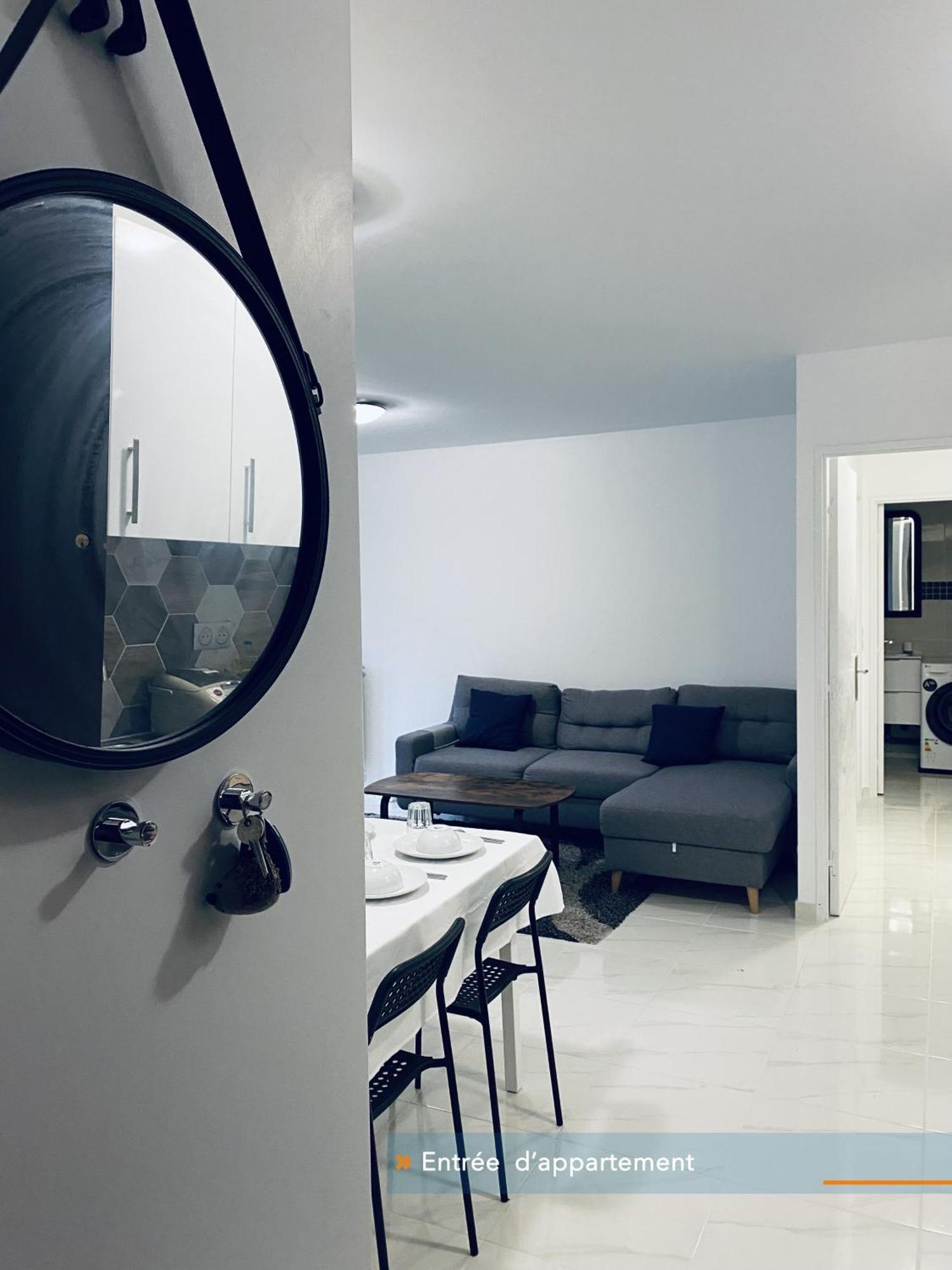 Appartement Parisien Neuf, Moderne Avec Une Grande Salon, 2 Chambres, 4 Lits, Parking Gratuit, 15Min De Paris Et 13 Min Aeroport Orly Vitry-sur-Seine Ngoại thất bức ảnh